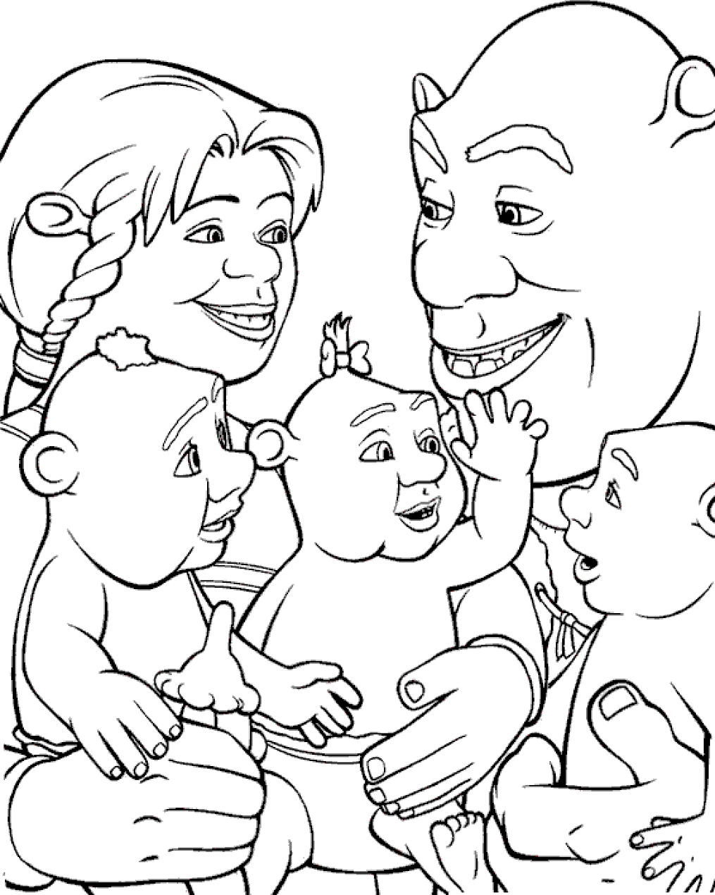 Shrek Coloring Pages
