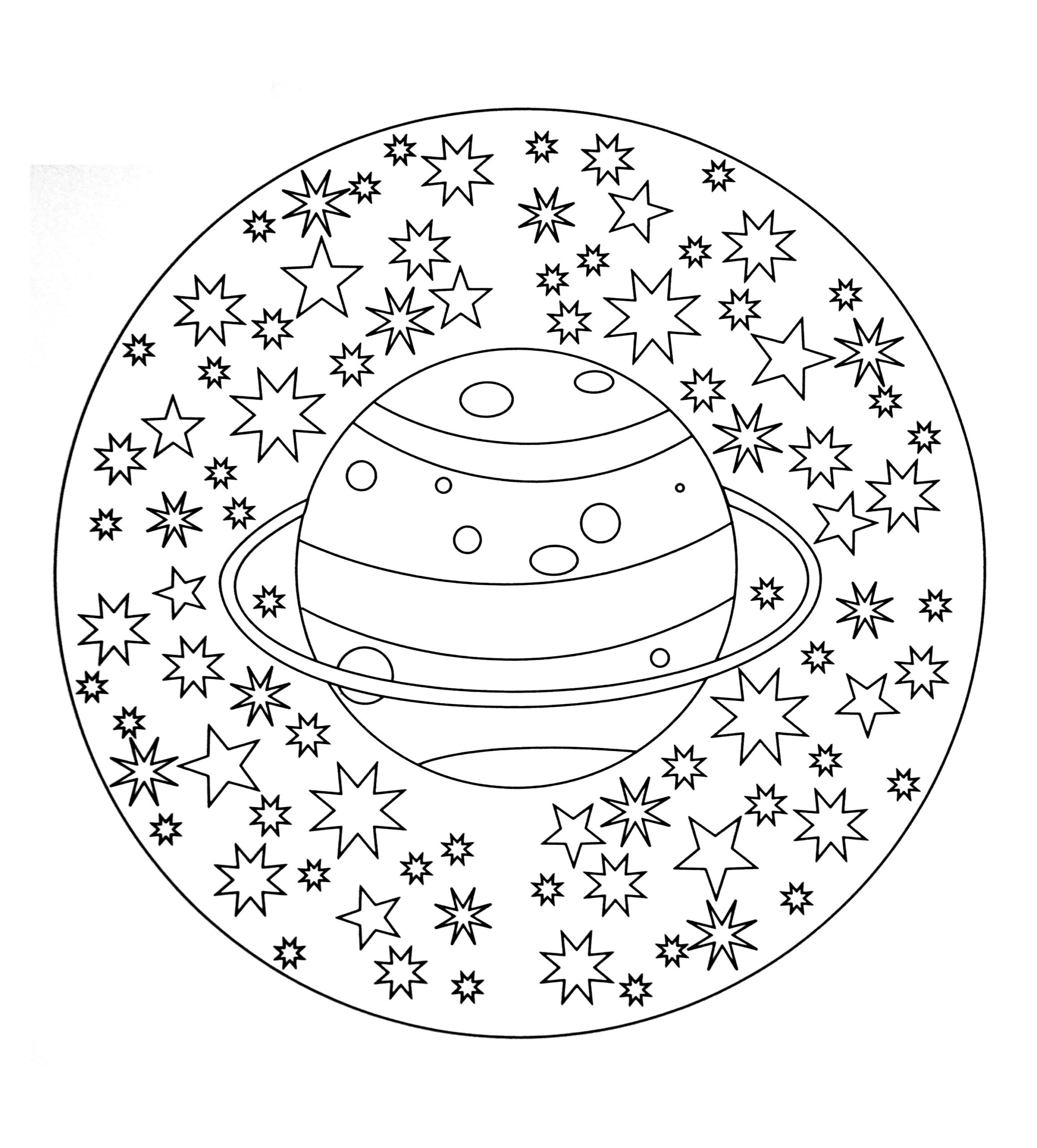 Simple Mandala 19 Mandalas Coloring Pages For Kids To Print Color