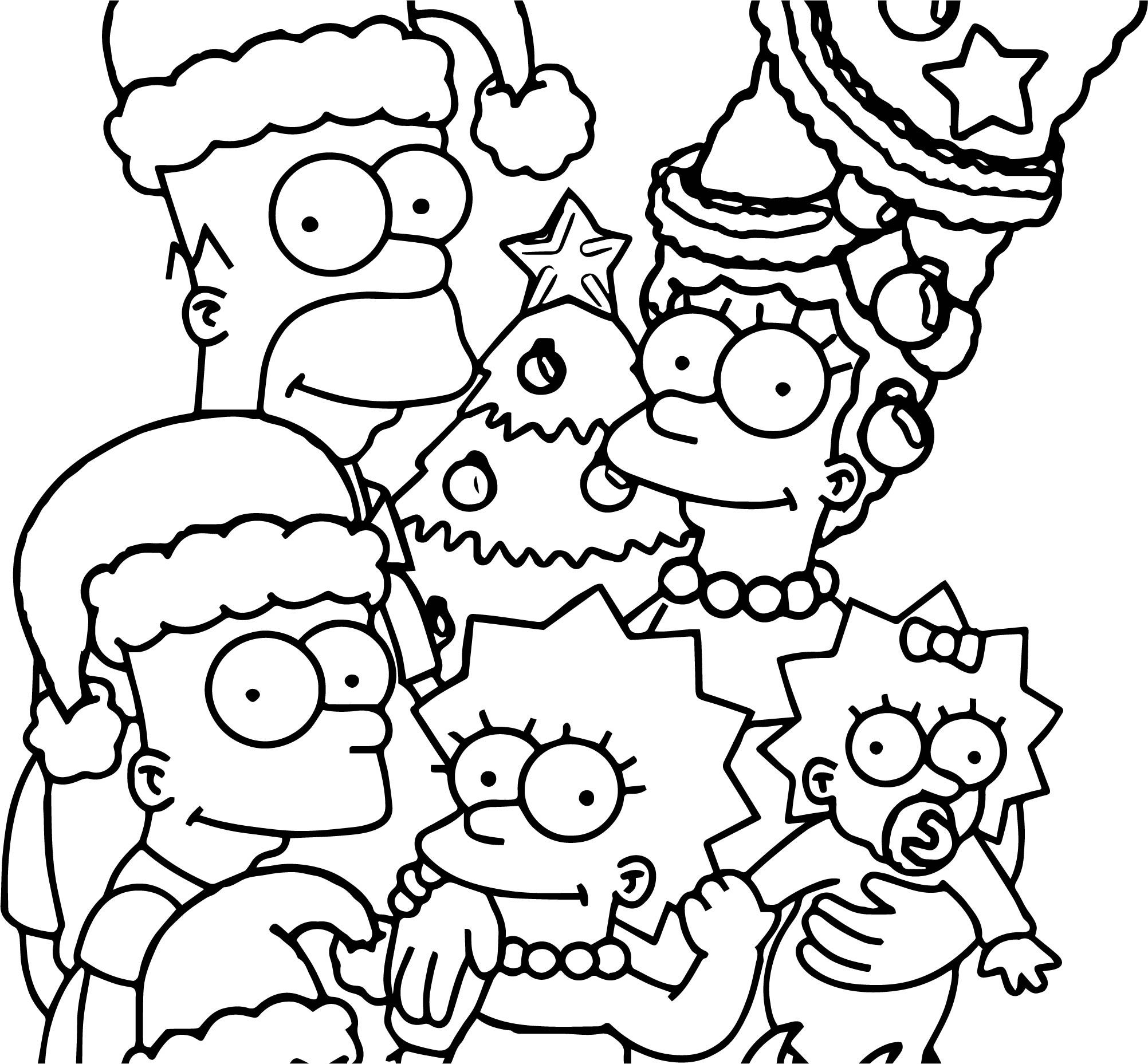 Simpsons Character Coloring Pages Brunidelap Coloring Pages