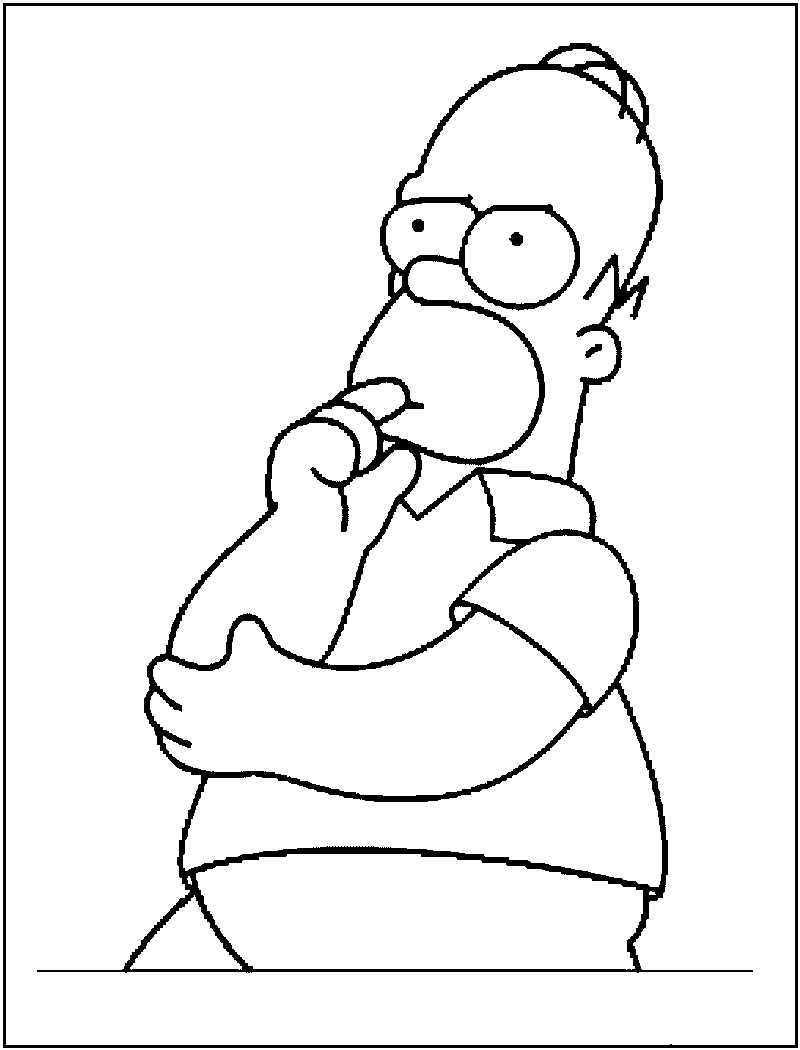 Simpsons Coloring Pages Kidsuki