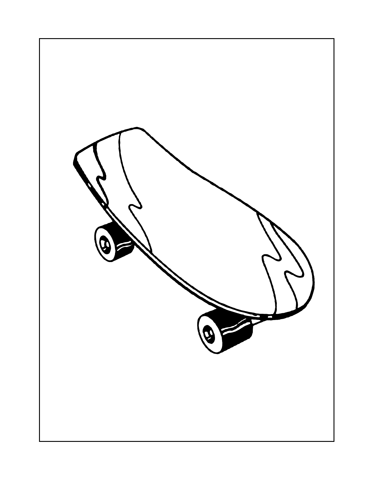 Skateboard Coloring Pages
