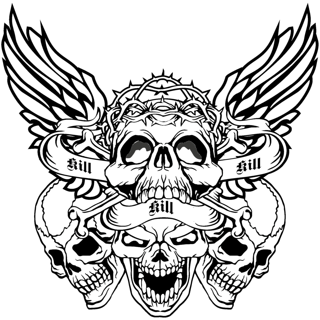 Coloring Pages Skulls