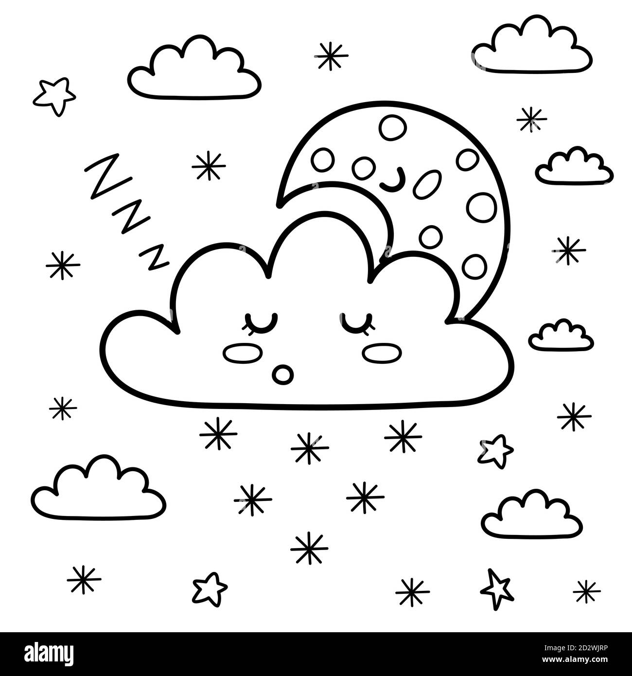 Sky Coloring Page