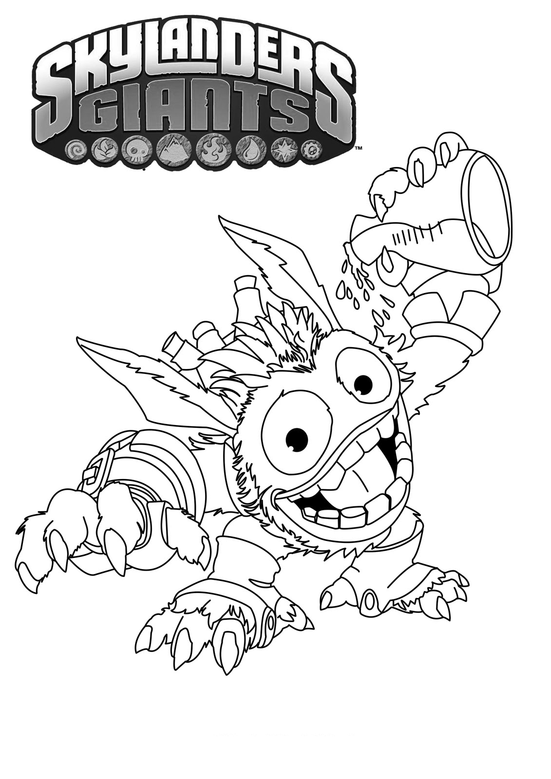 Skylanders Coloring Pages Best Coloring Pages For Kids