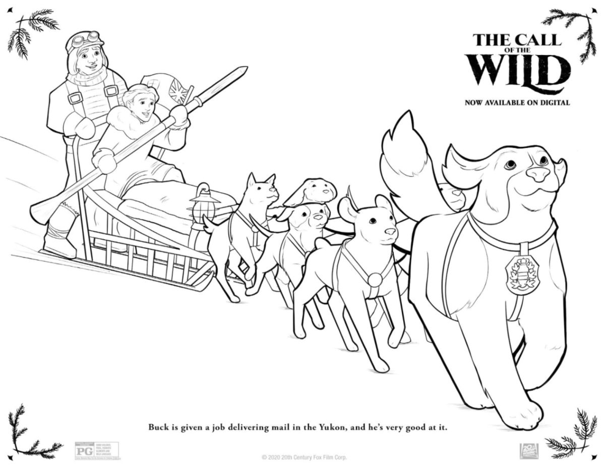 Sled Dog Coloring Pages