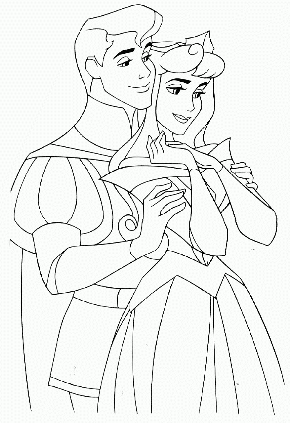 Sleeping Beauty Coloring Page To Print For Kids Sleeping Beauty Coloring Pages For Kids