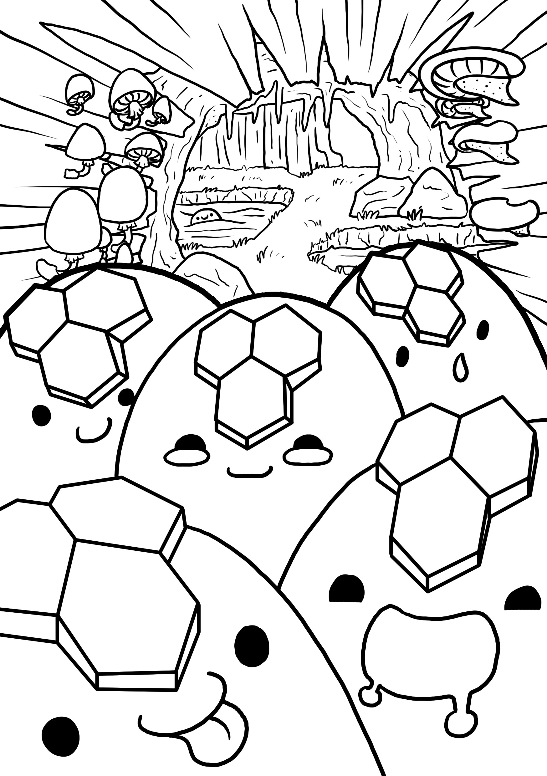 Slime Rancher Coloring Pages Coloring Home