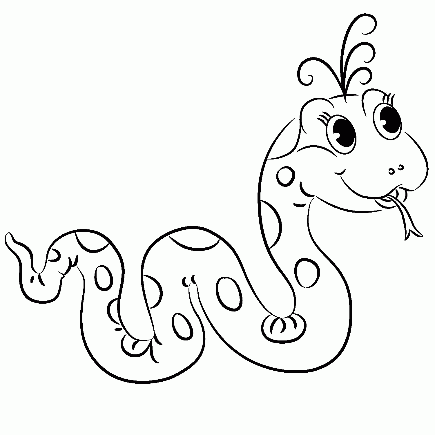 Snake Coloring Page