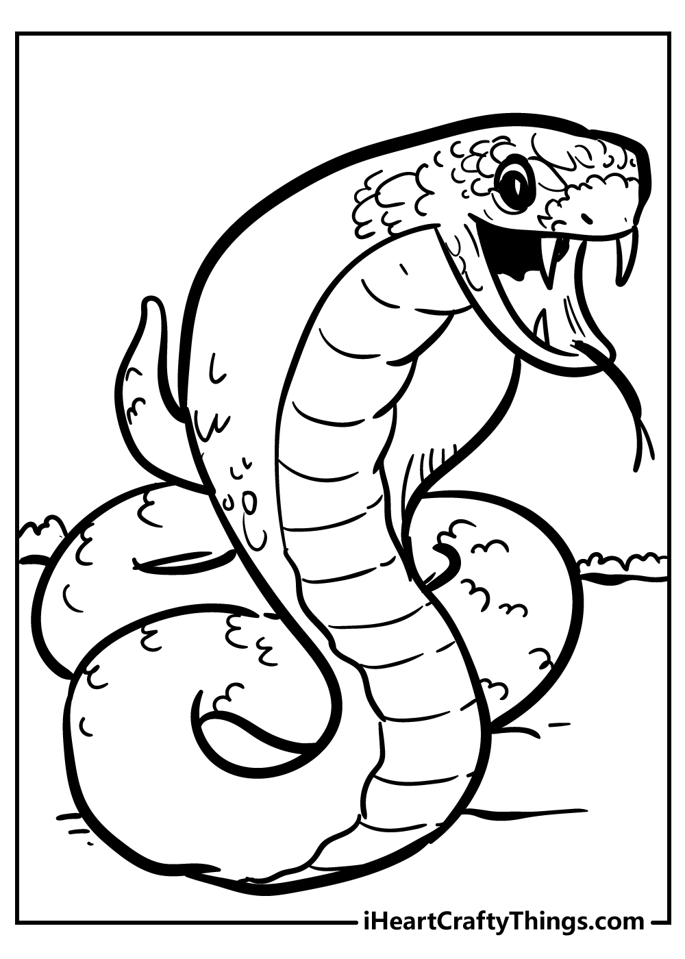 Snake Coloring Pages Updated 2021