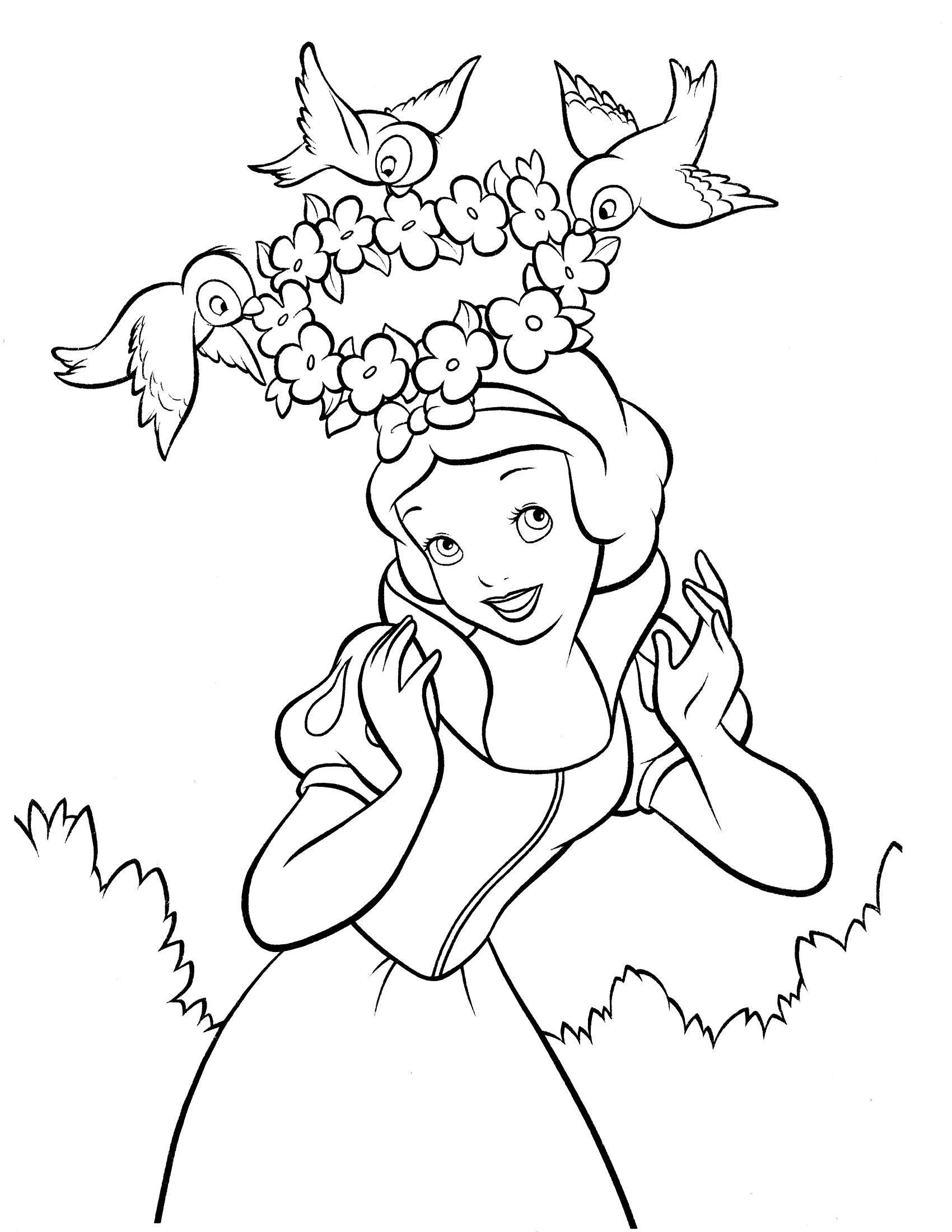 Snow White Coloring Pages Best Coloring Pages For Kids
