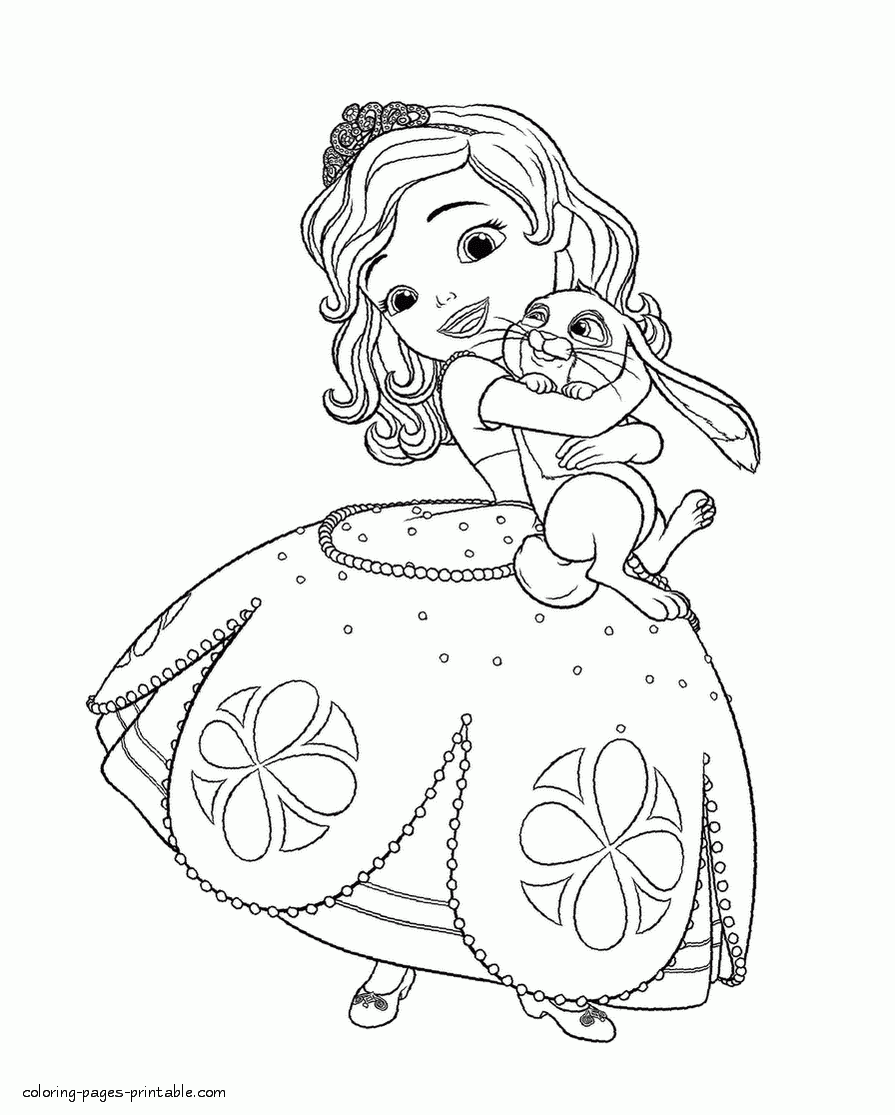 Sofia Coloring Pages COLORING PAGES PRINTABLE COM