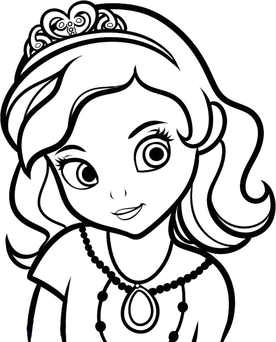 Sofia The First Coloring Pages