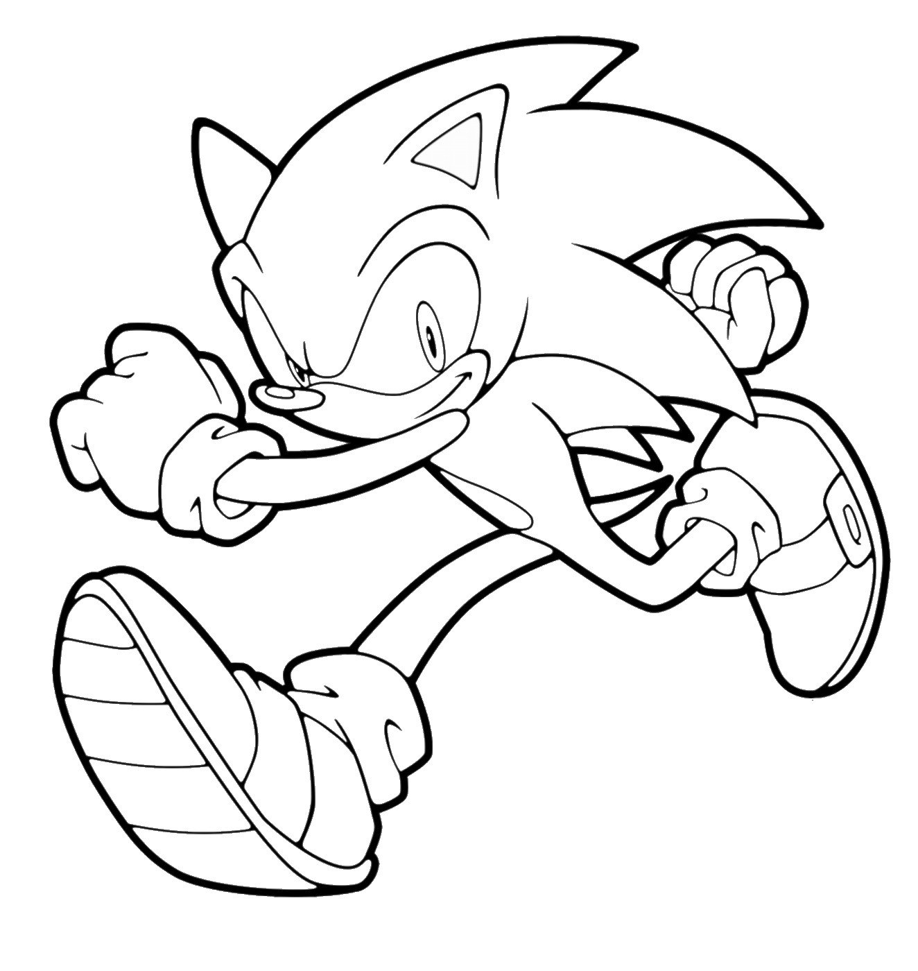 Sonic The Hedgehog Coloring Pages