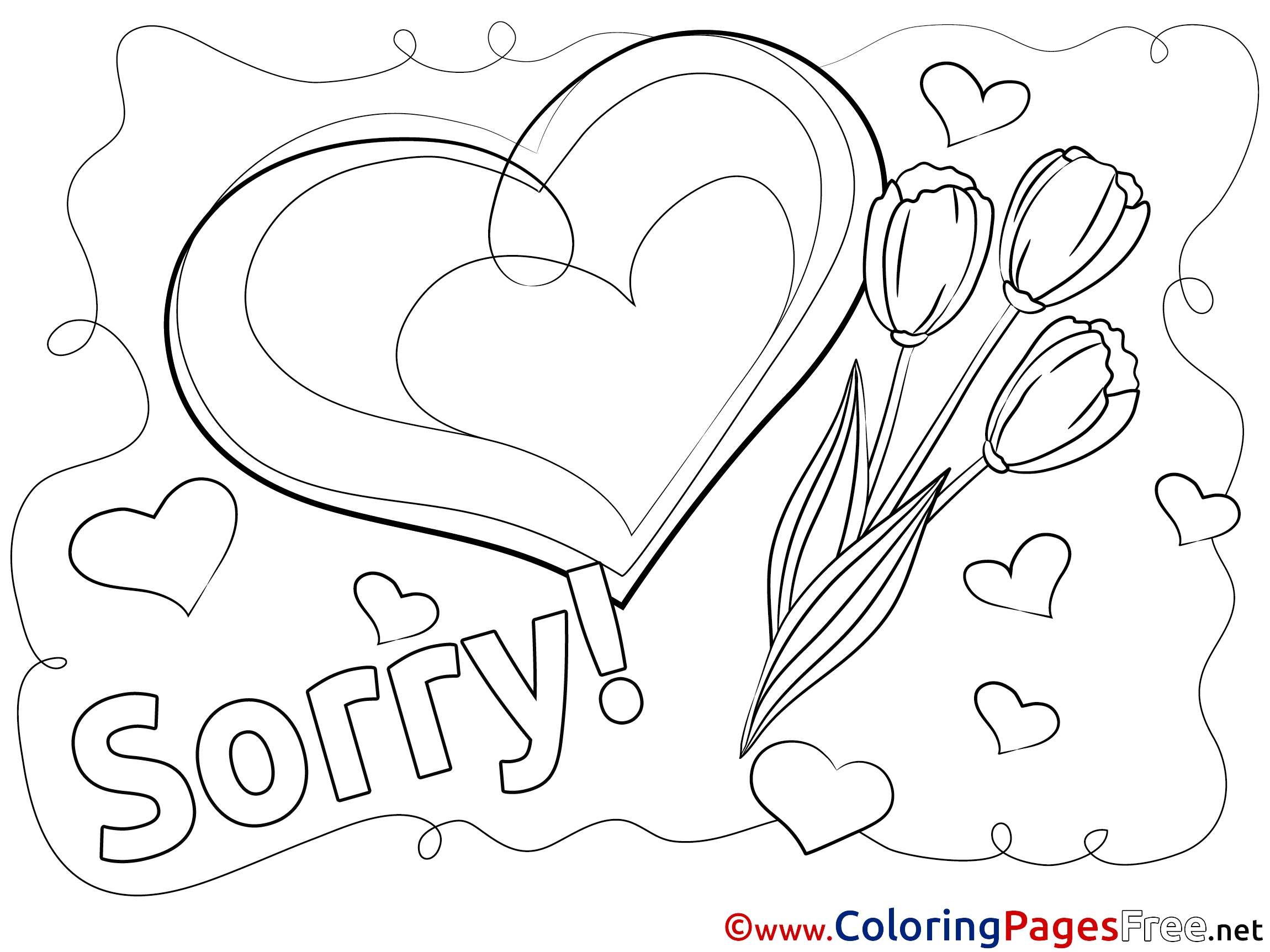 Sorry Coloring Pages At GetColorings Free Printable Colorings Pages To Print And Color