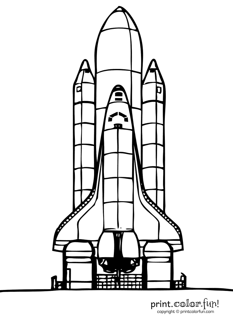 Space Shuttles Coloring Pages Learny Kids