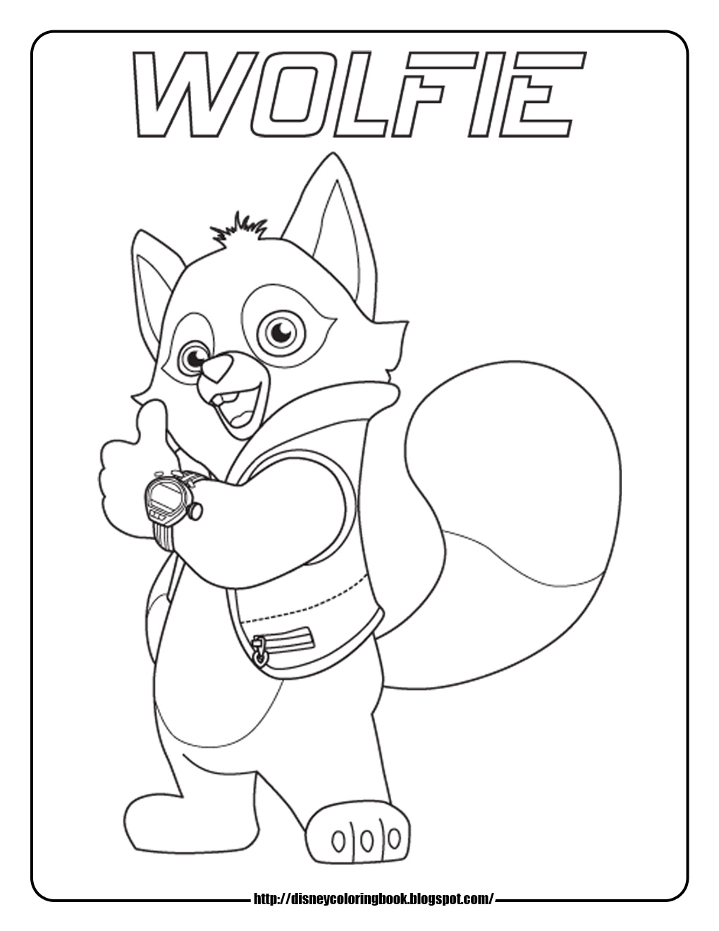 Special Agent Oso Coloring Pages