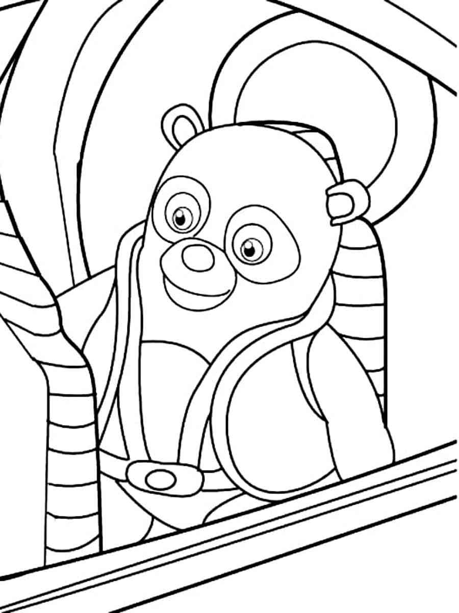 Special Agent Oso Coloring Pages