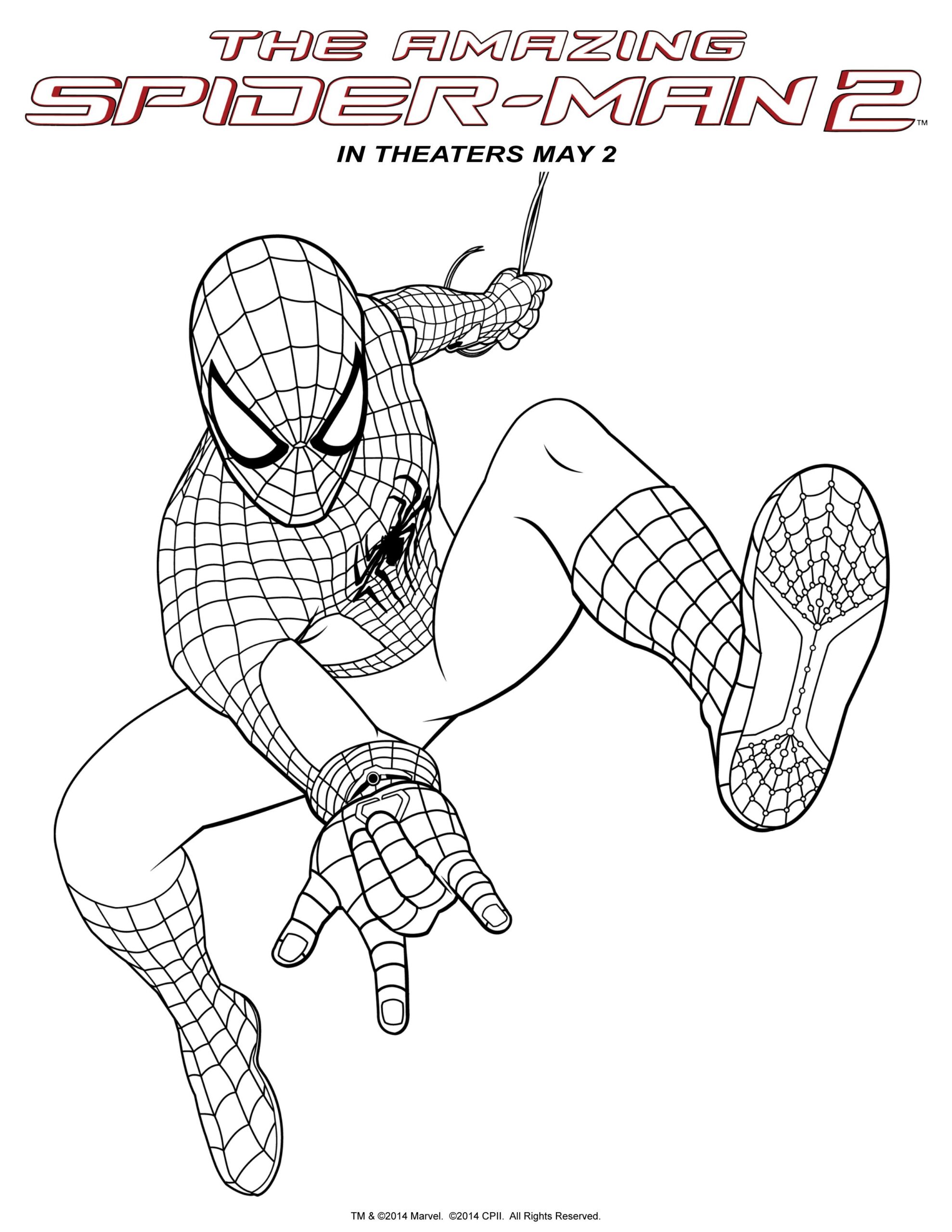 Spiderman Coloring Pages Free