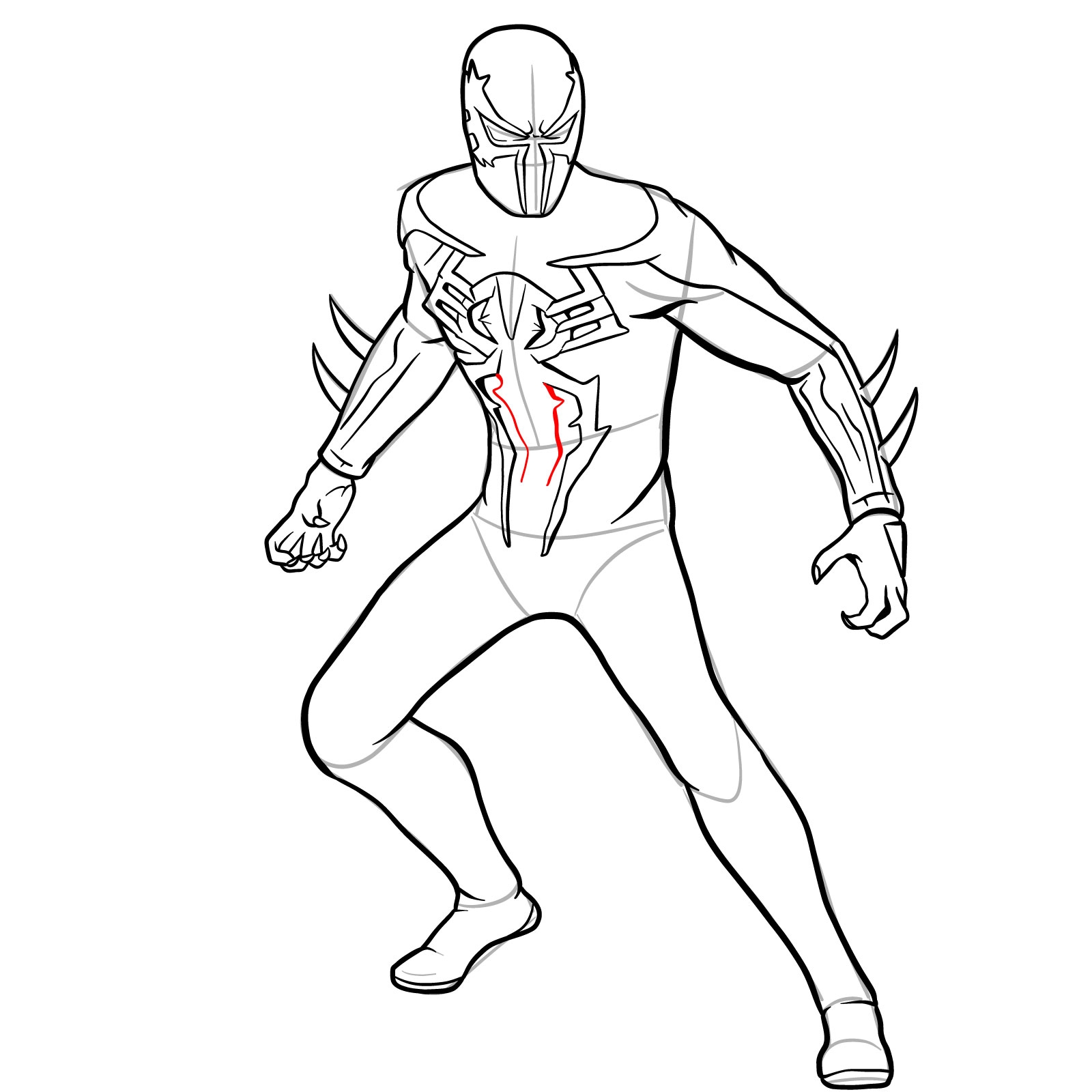 Spider Man 2099 Coloring Pages Coloring Home