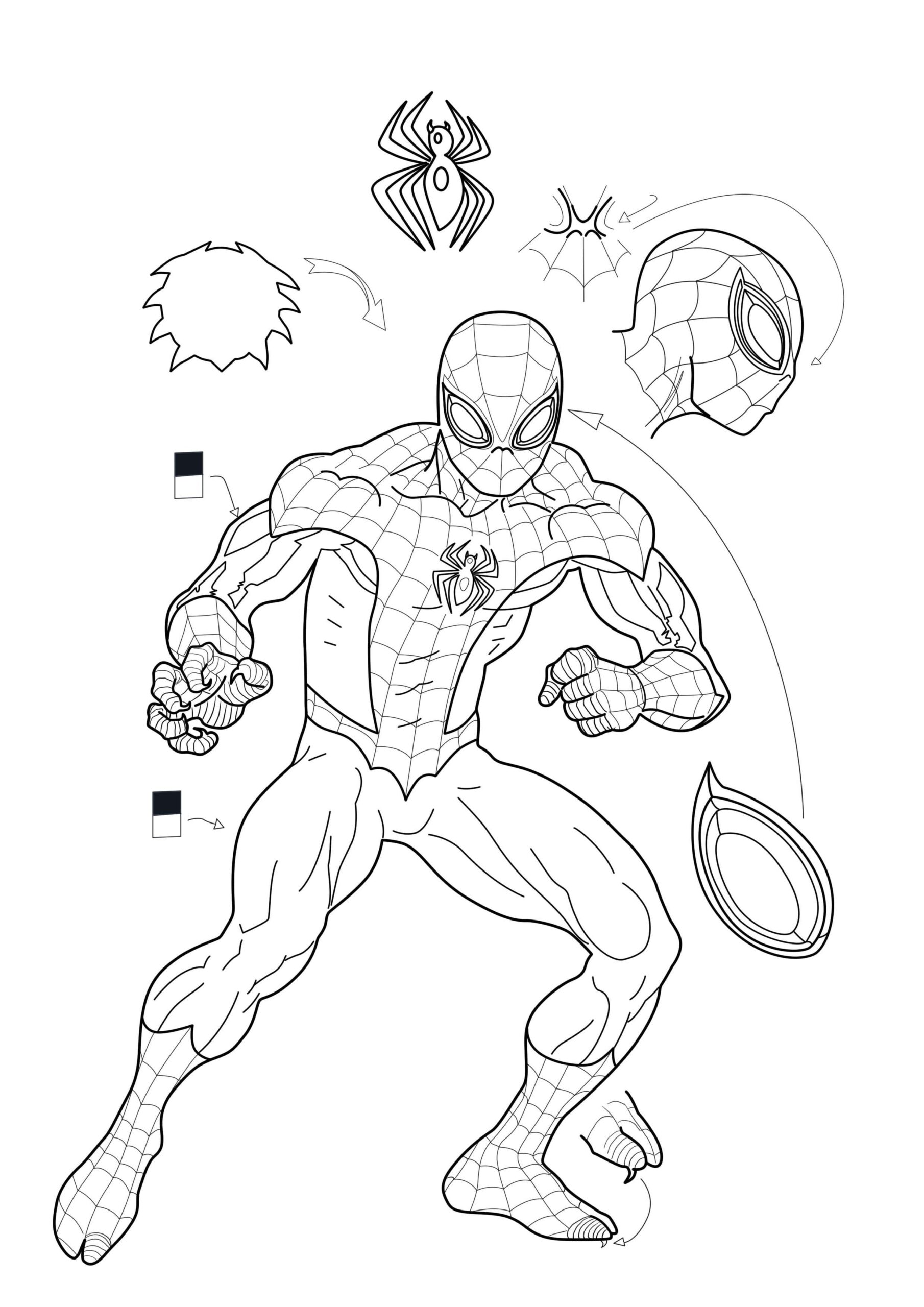 Spider Man 2099 Coloring Pages