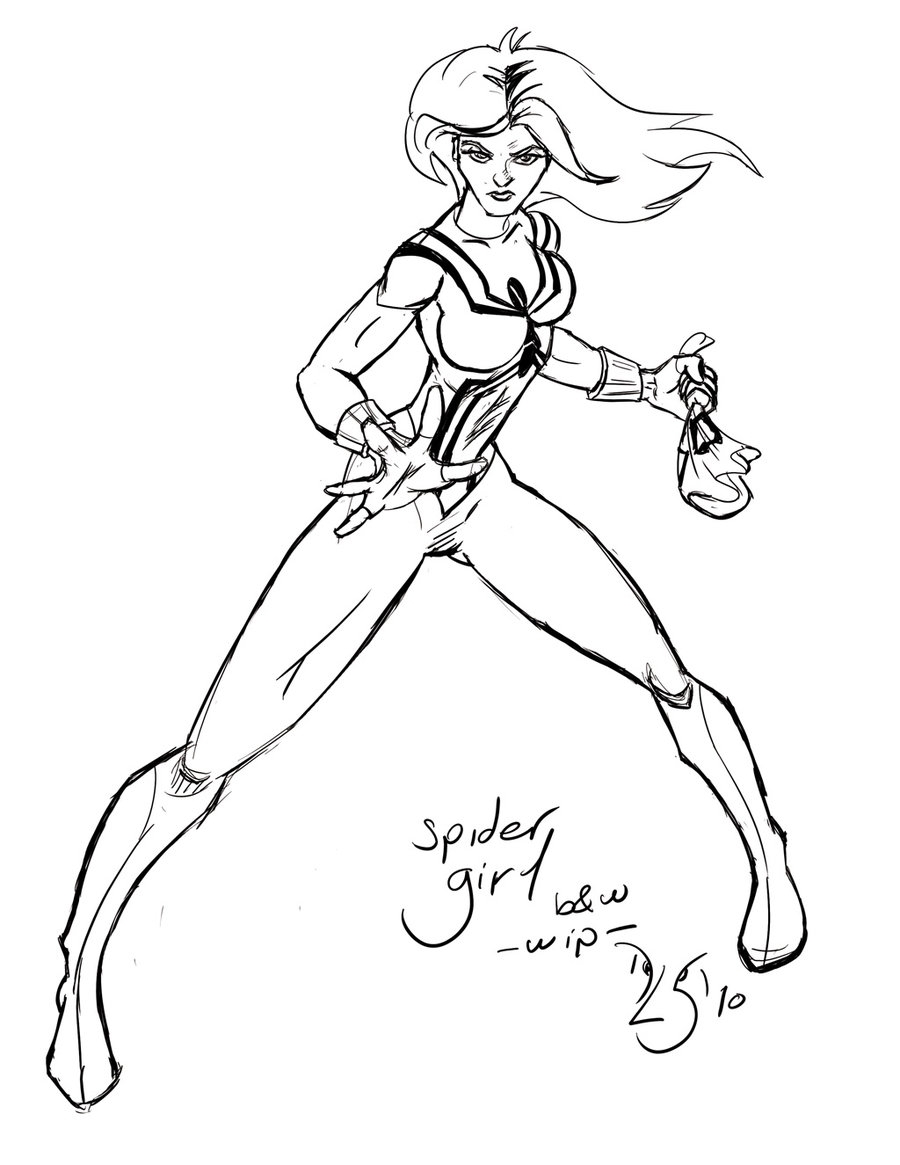 Spider Woman Coloring Pages At GetColorings Free Printable Colorings Pages To Print And Color