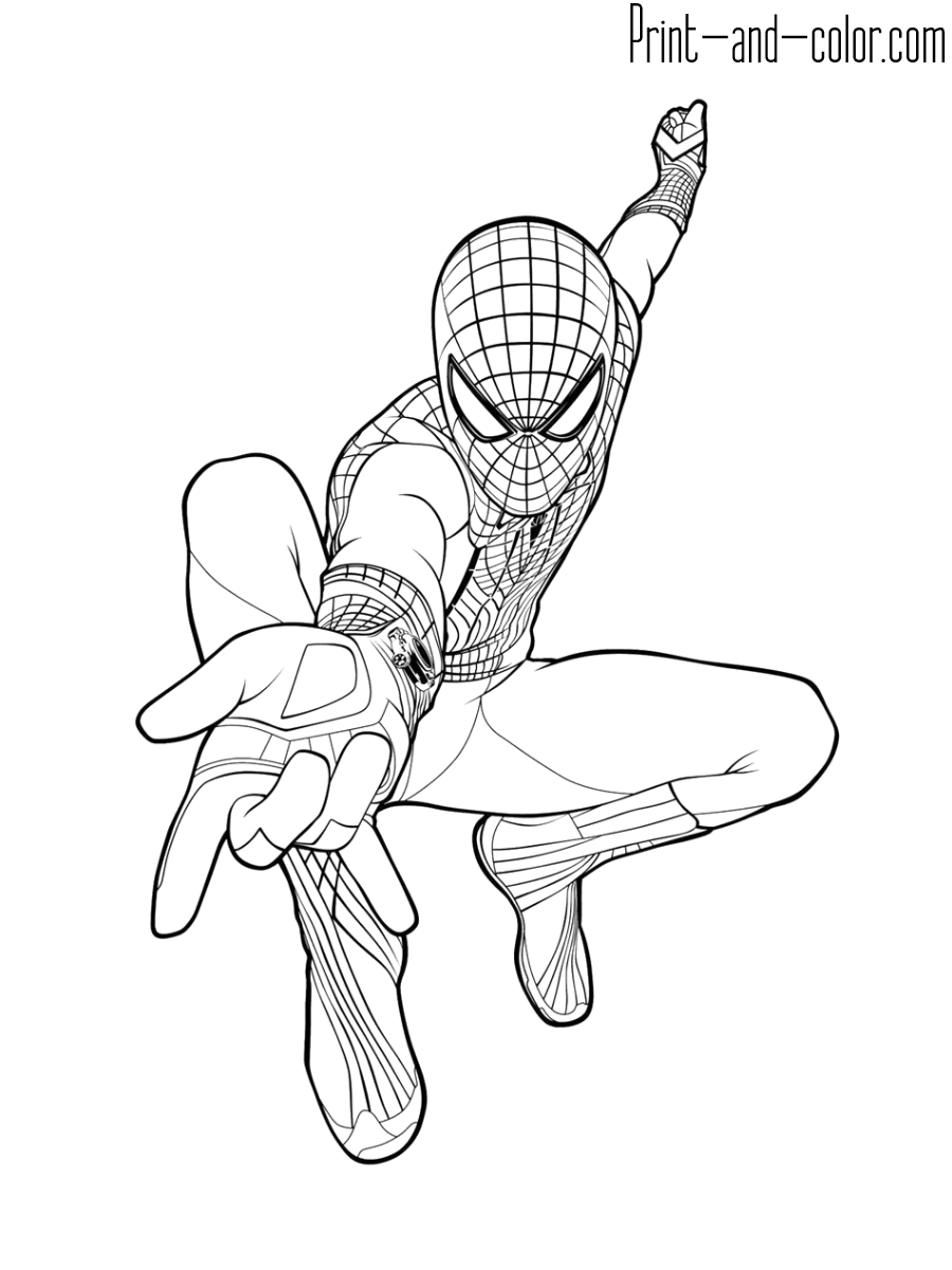 Printable Spidergirl Coloring Pages