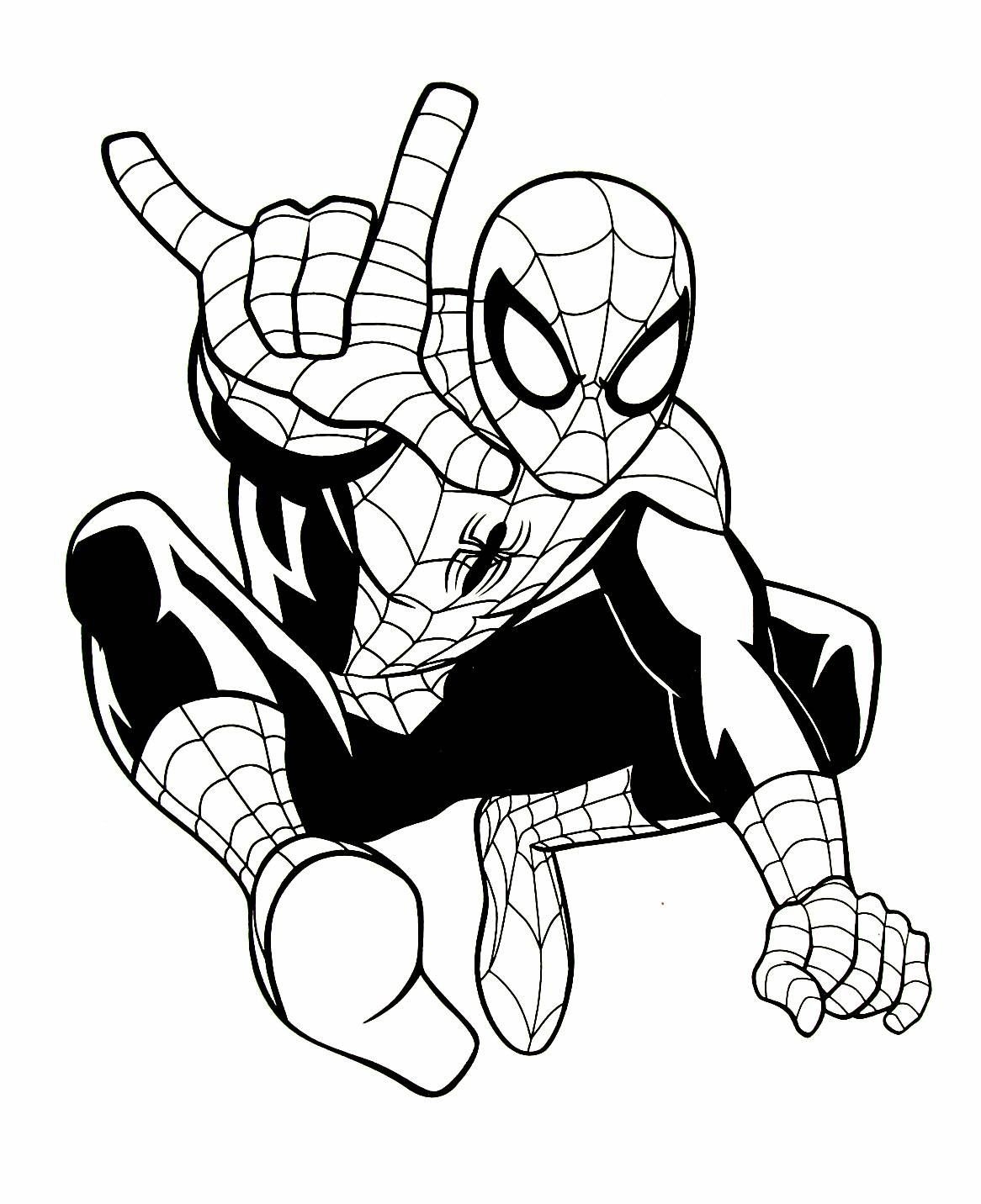 Spiderman Coloring Pages Free Printable
