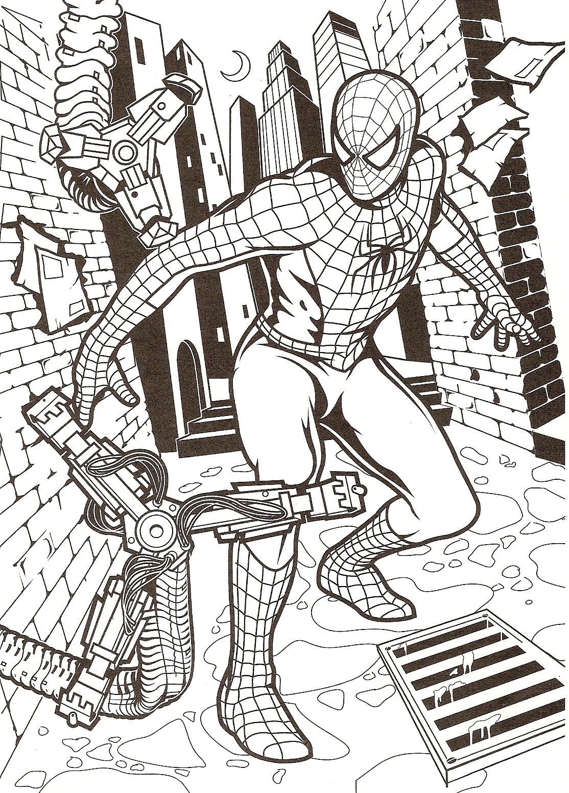 Spiderman Coloring Page