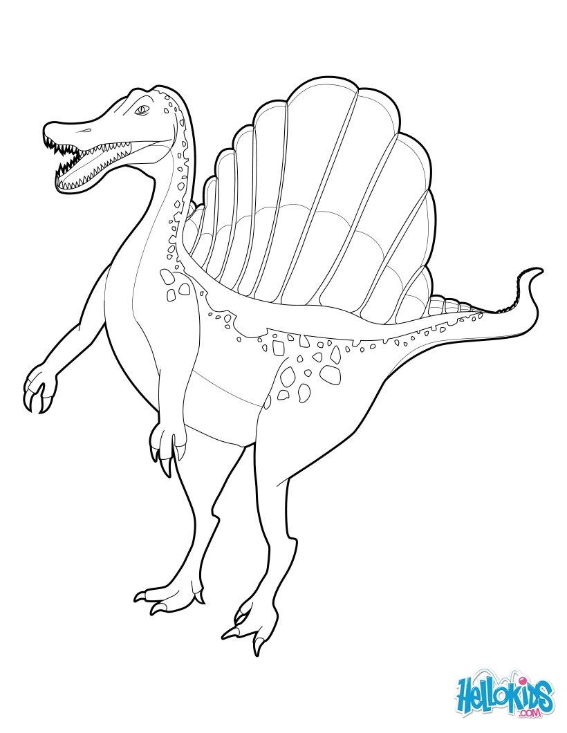 Spinosaurus Coloring Page