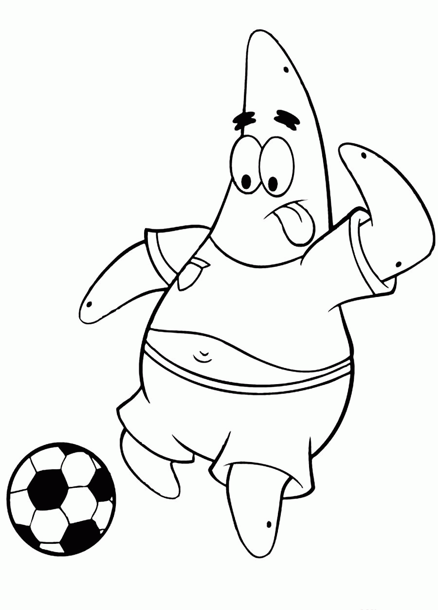 Spongebob And Patrick Coloring Page Coloring Home
