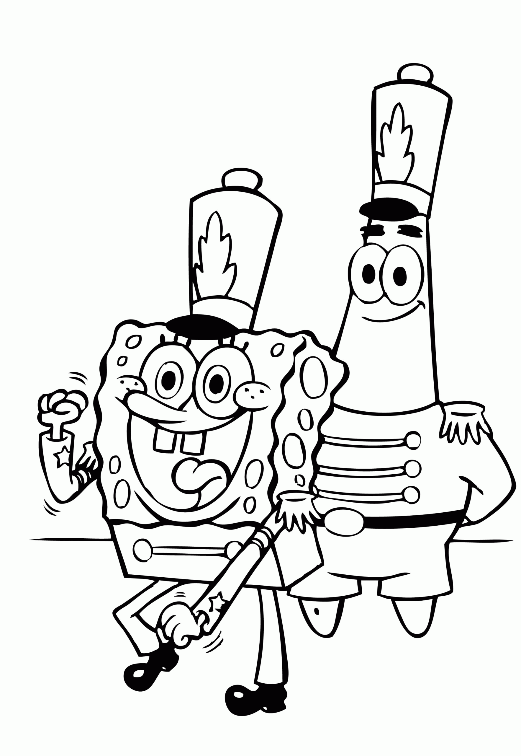 Patrick Coloring Pages