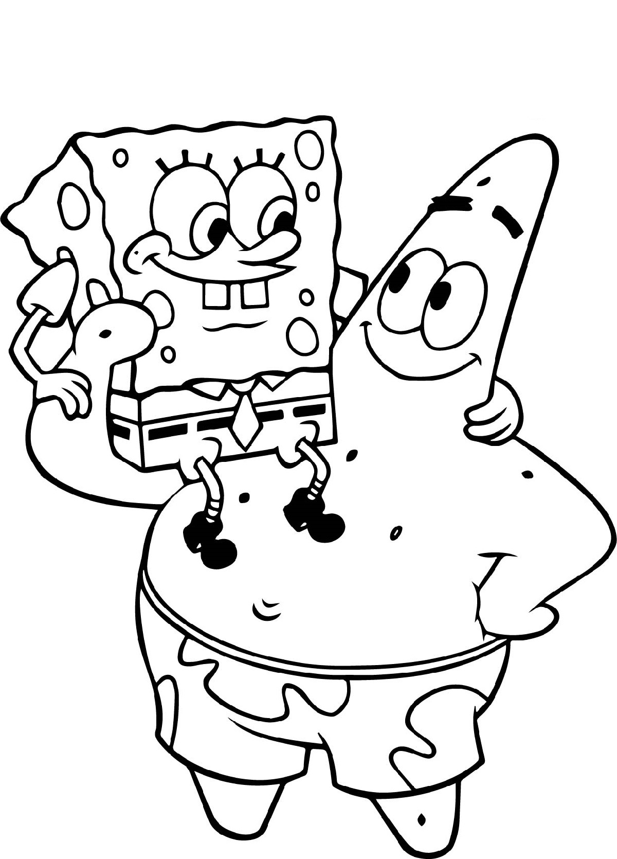 SpongeBob Coloring Pages Characters 101 Coloring