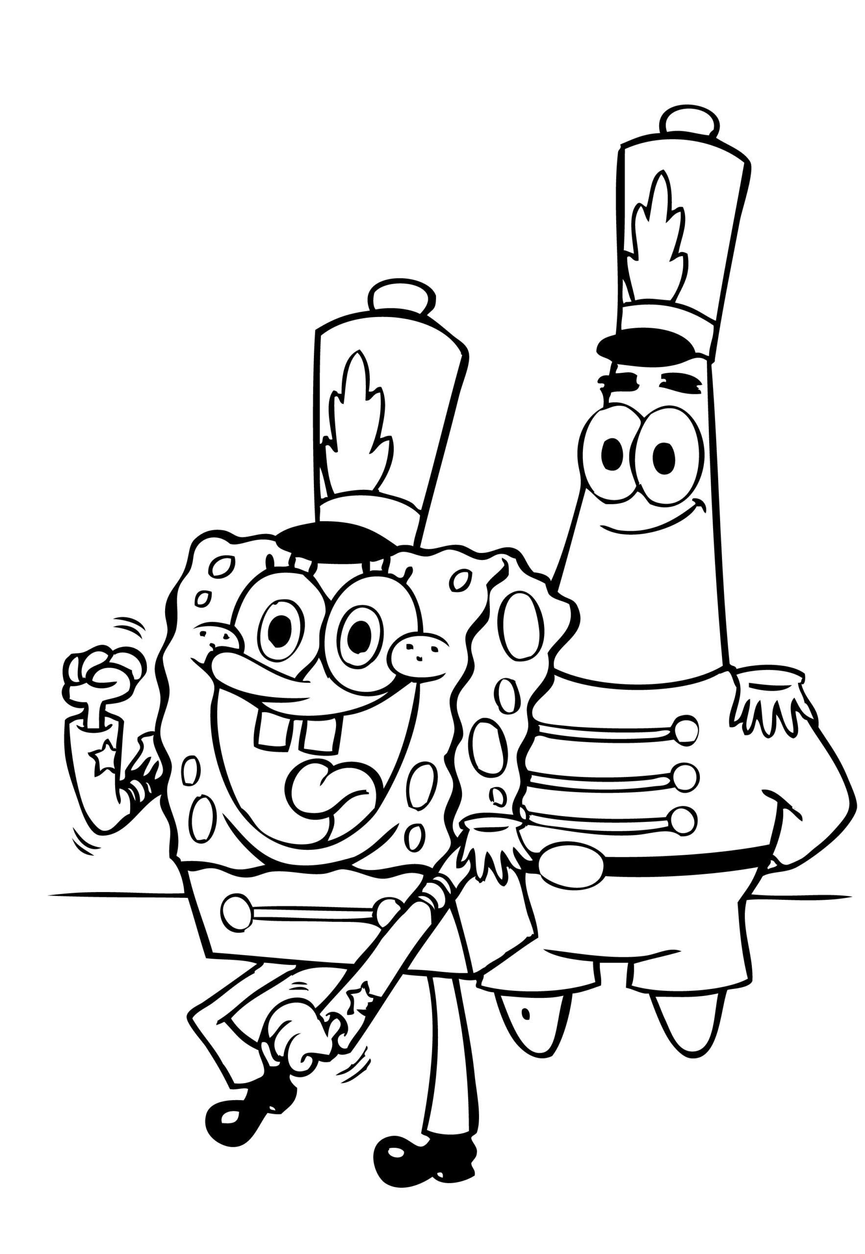Spongebob Coloring Pages Free Download On ClipArtMag
