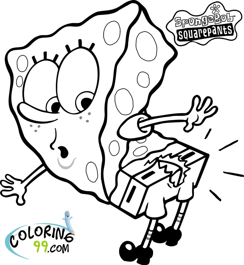 Spongebob Coloring Page