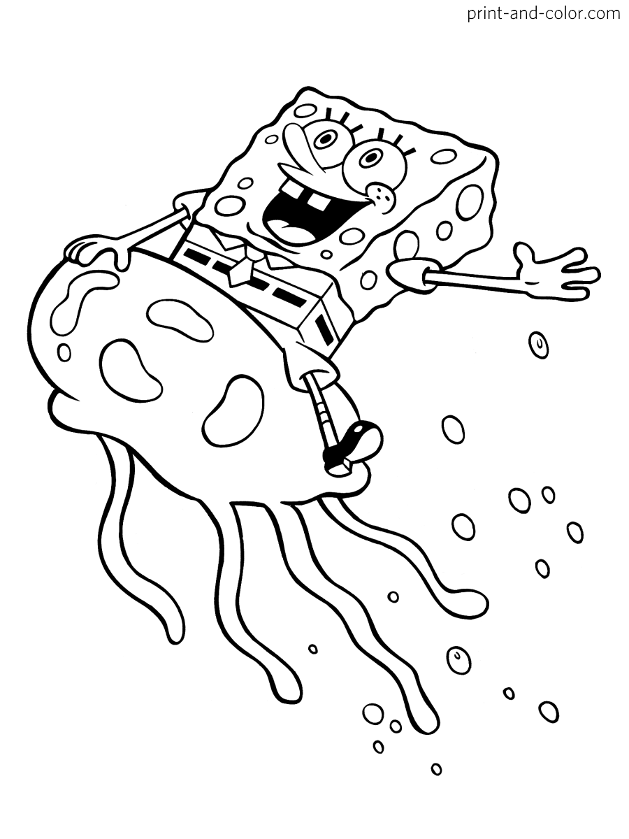 Spongebob Squarepants Coloring Pages Print And Color