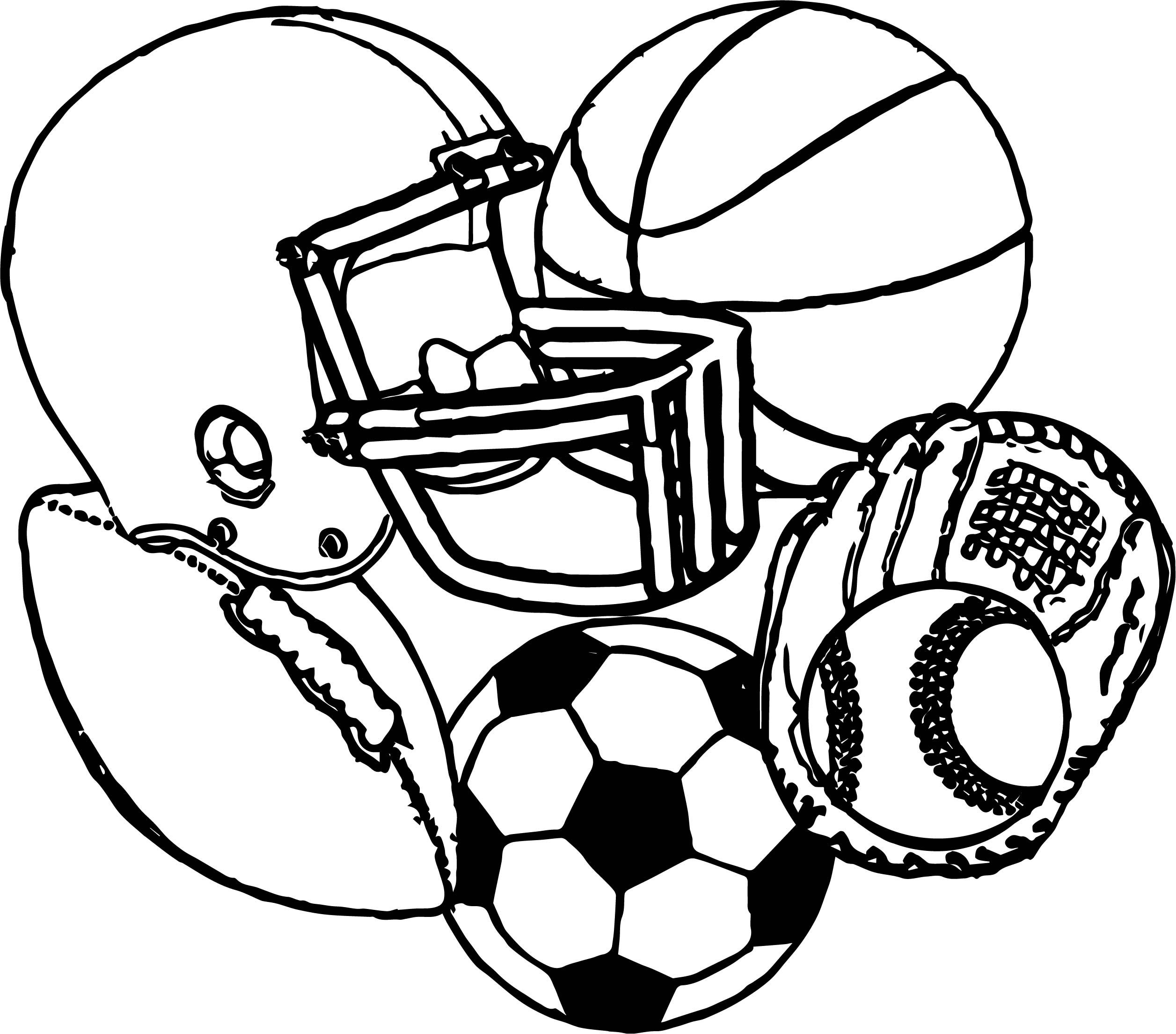 Sports Coloring Pages