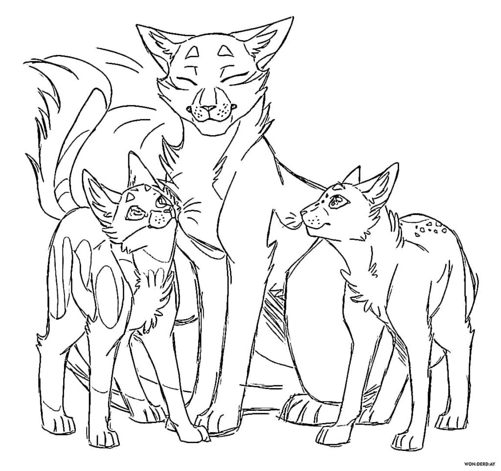 Squirrelflight Coloring Pages Warrior Cats