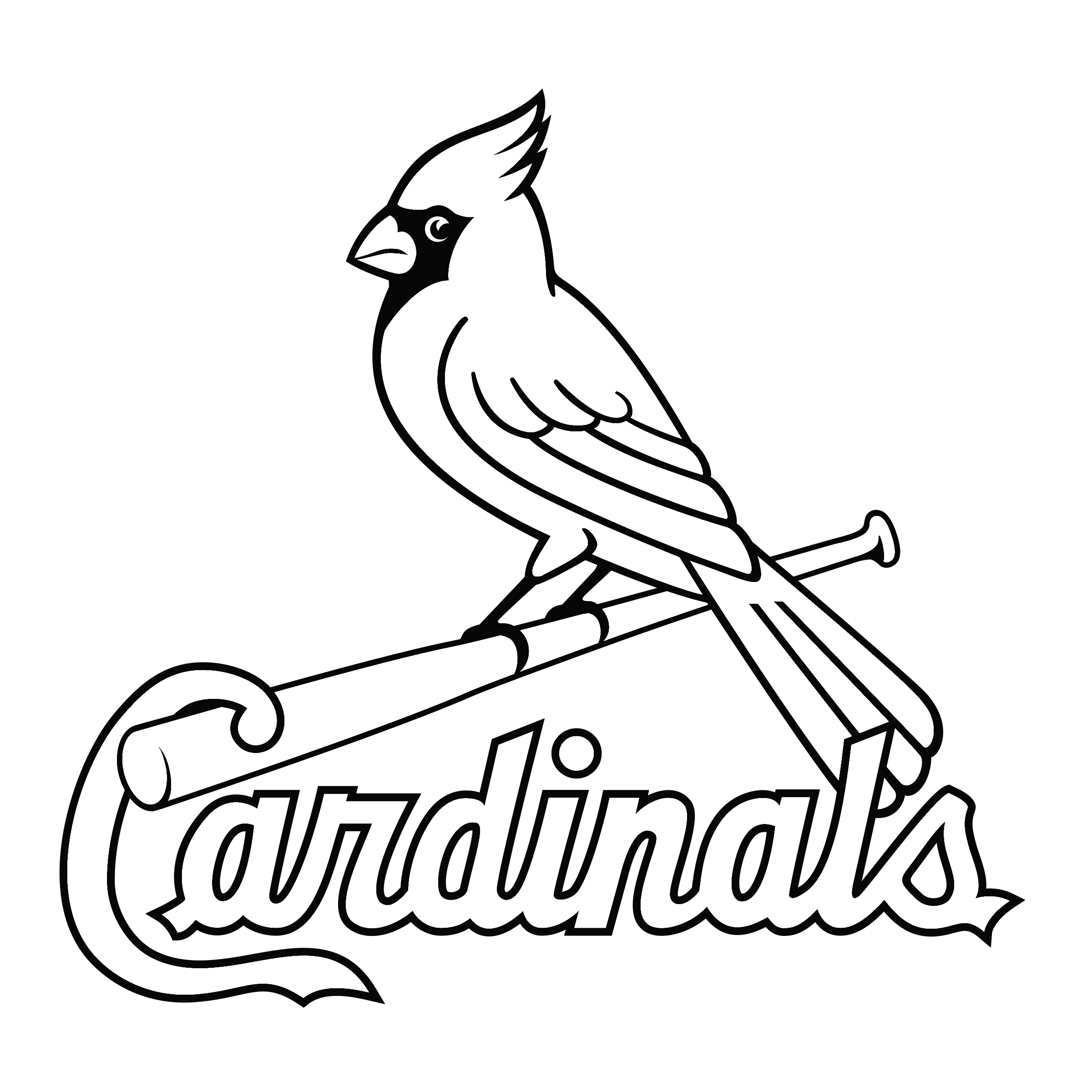 St Louis Cardinals Coloring Pages Learny Kids