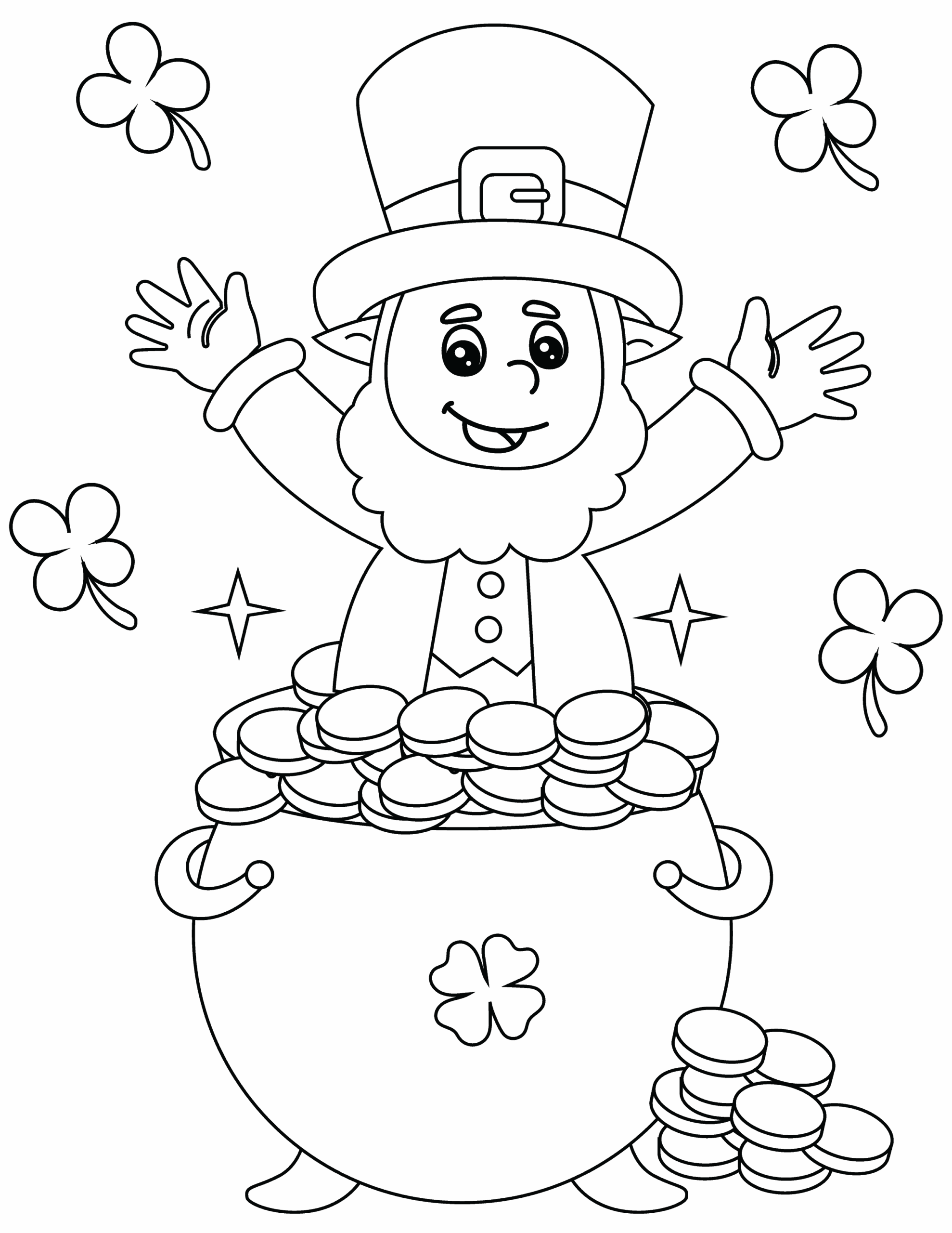 St Patrick S Day Coloring Pages A Crazy Family