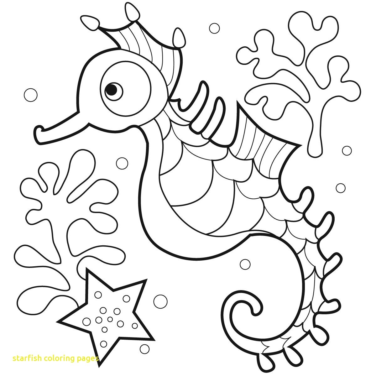 Starfish Coloring Pages For Kids At GetDrawings Free Download