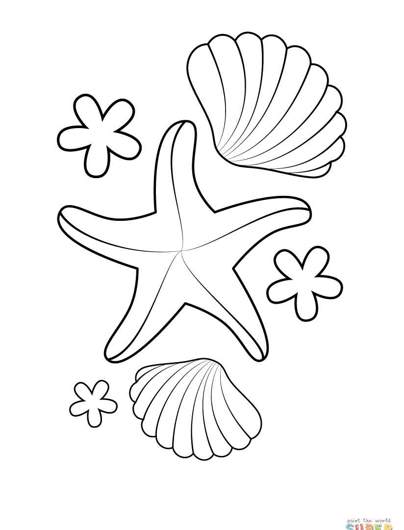 Starfish Coloring Pages To Print At GetColorings Free Printable Colorings Pages To Print