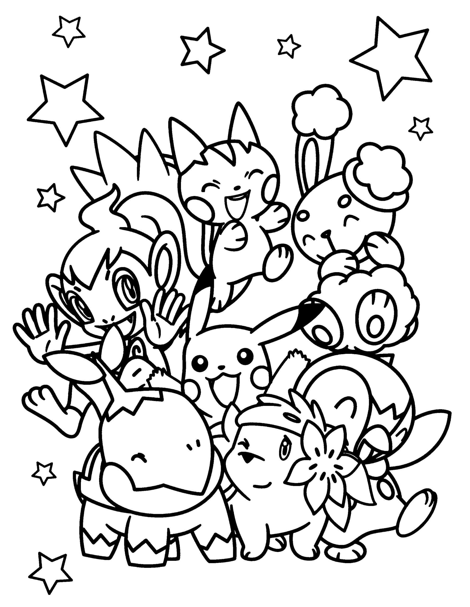 Starter Pokemon Coloring Pages At GetColorings Free Printable Colorings Pages To Print And