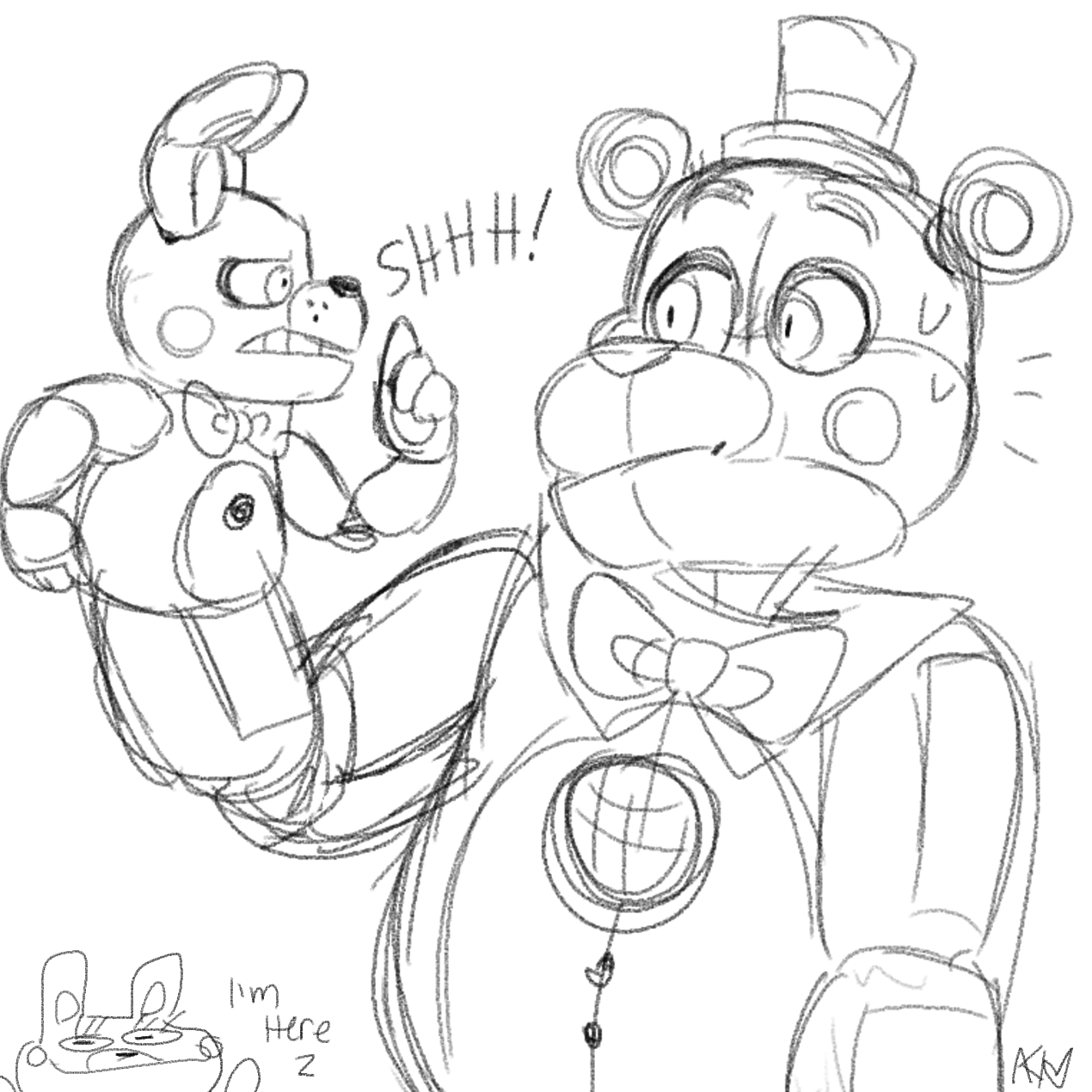 Stay Snazzy Fnaf Drawings Fnaf Sister Location Sketch Book