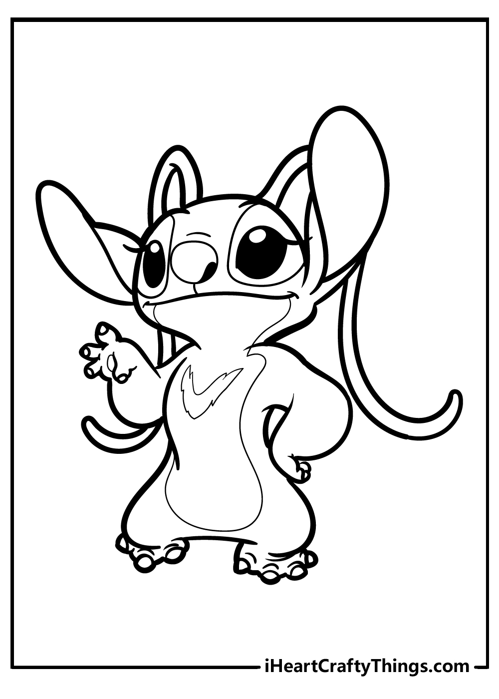 Stitch Coloring Page
