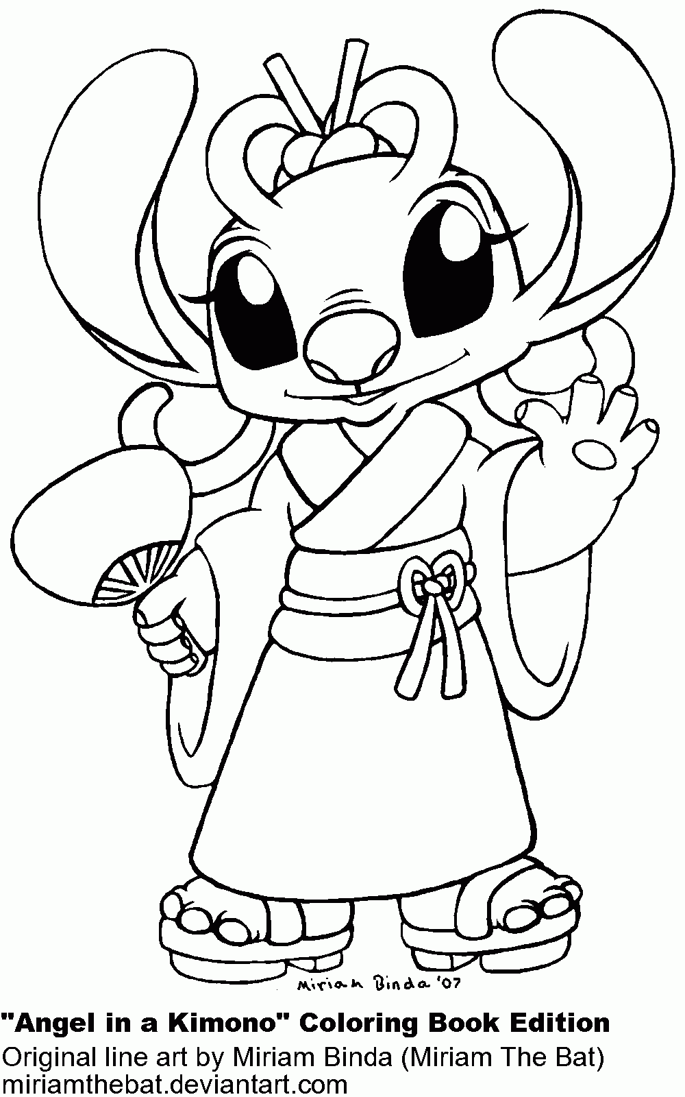 Stitch Coloring Pages