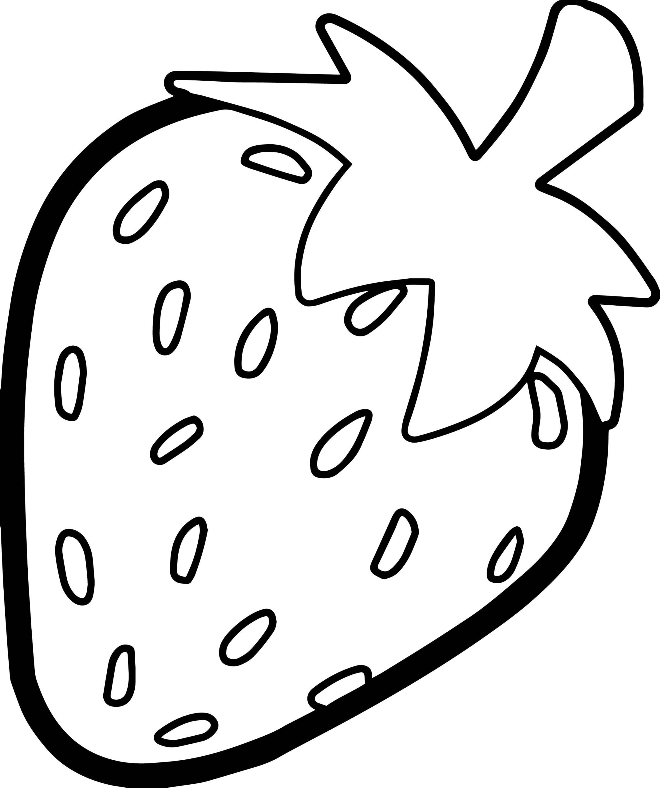 Strawberry Coloring Page