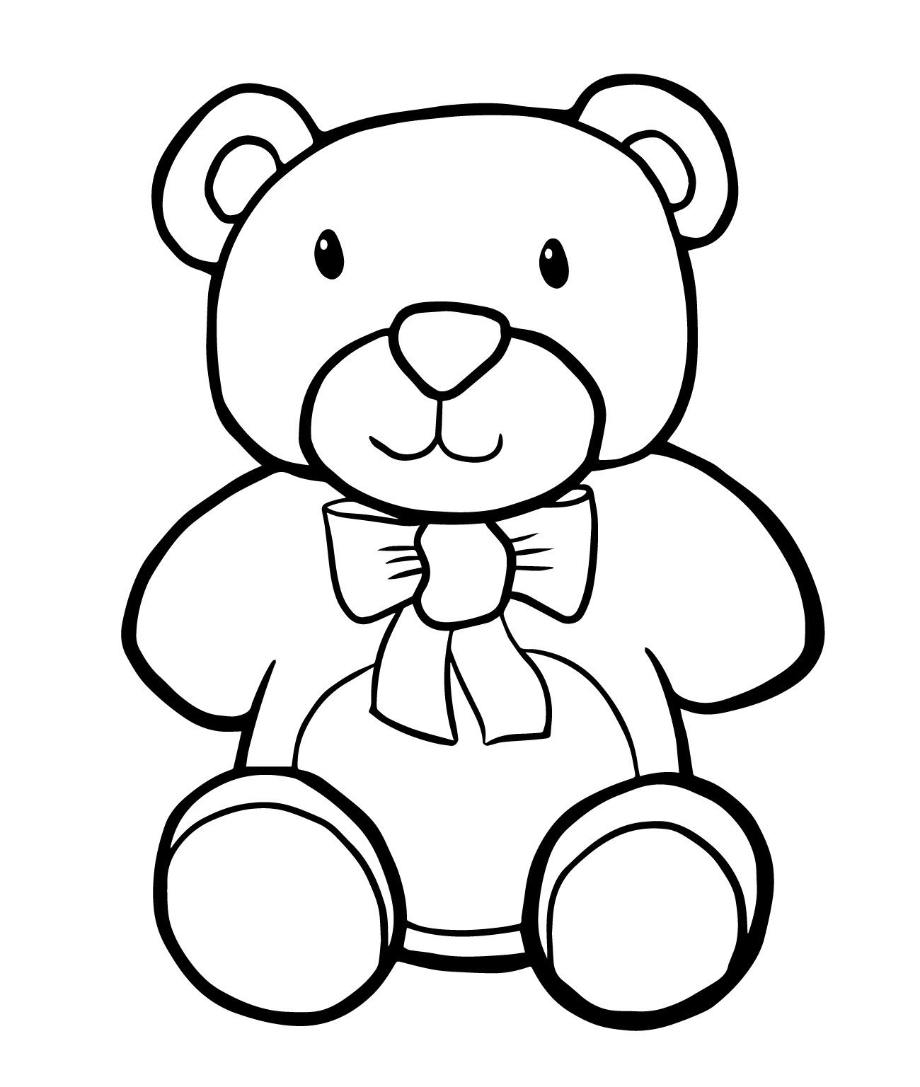Stuffed Animal Coloring Pages At GetDrawings Free Download