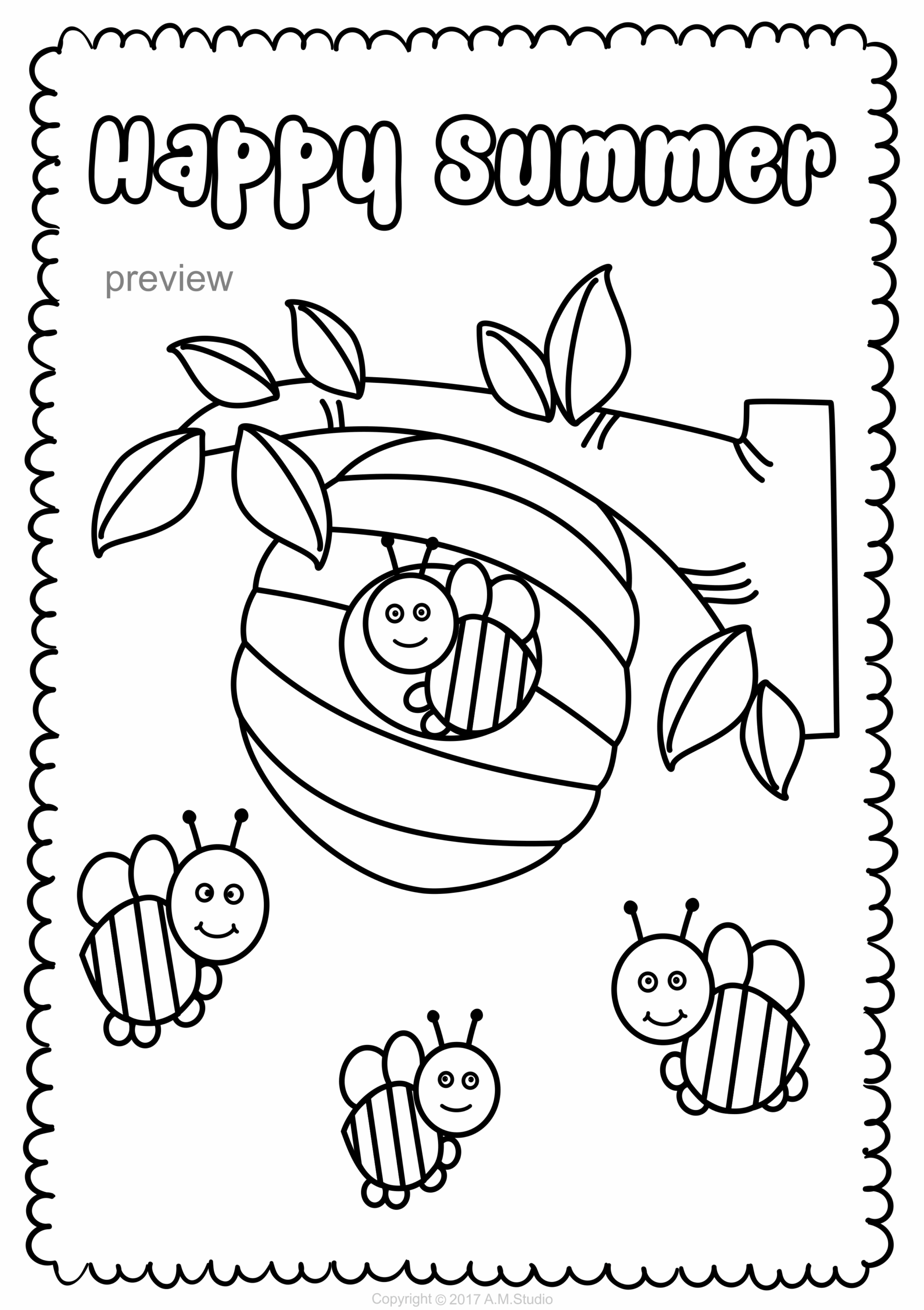 Summer Coloring Pages End Of The Year Summer Coloring Pages Summer Coloring Sheets Cool