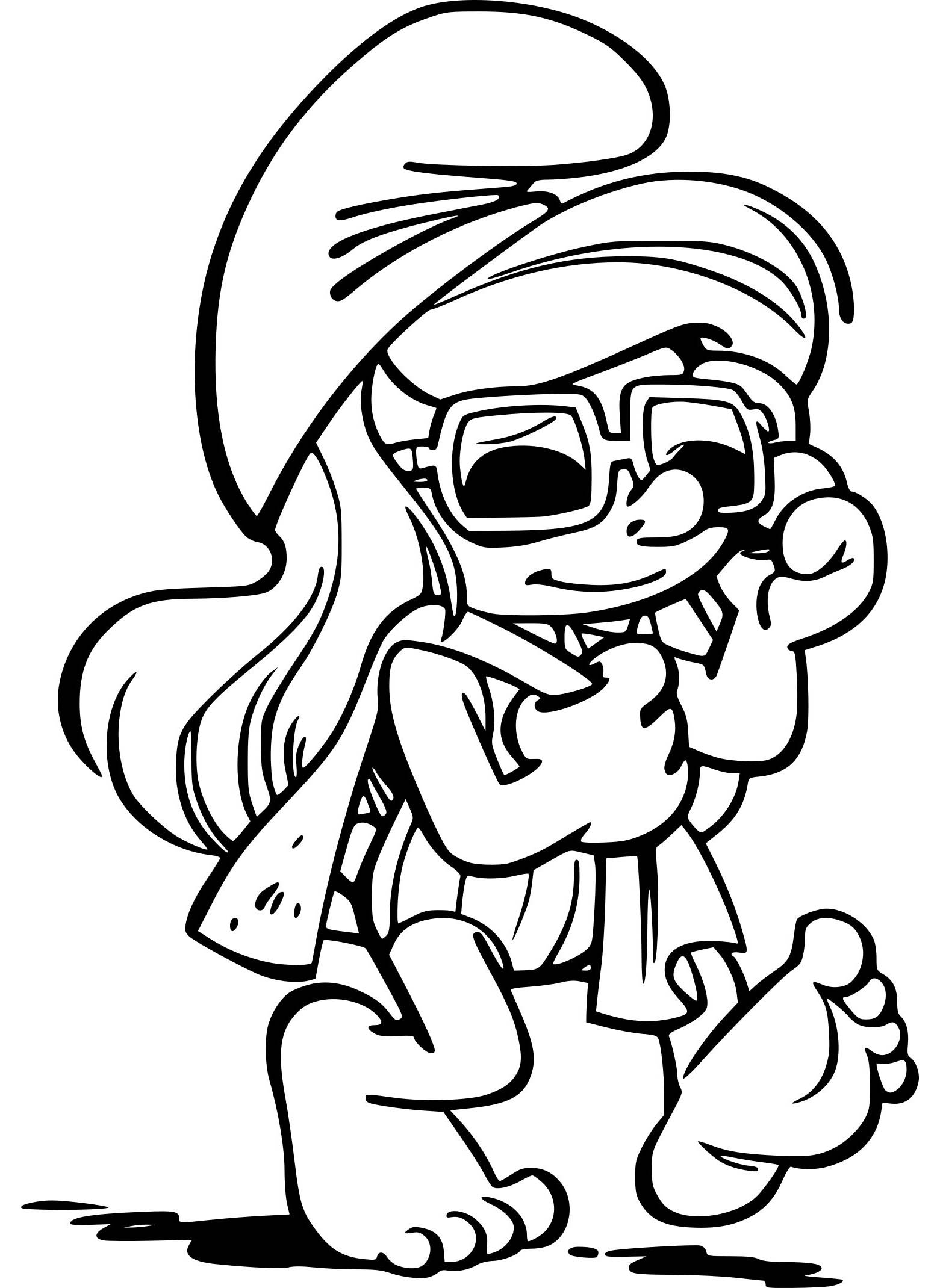 Smurfs Printable Coloring Pages