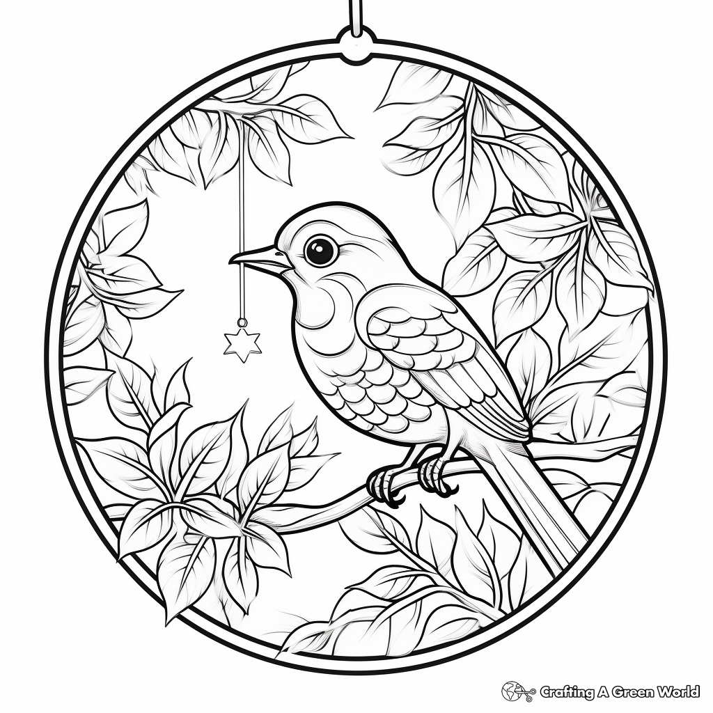 Suncatcher Coloring Pages Free Printable